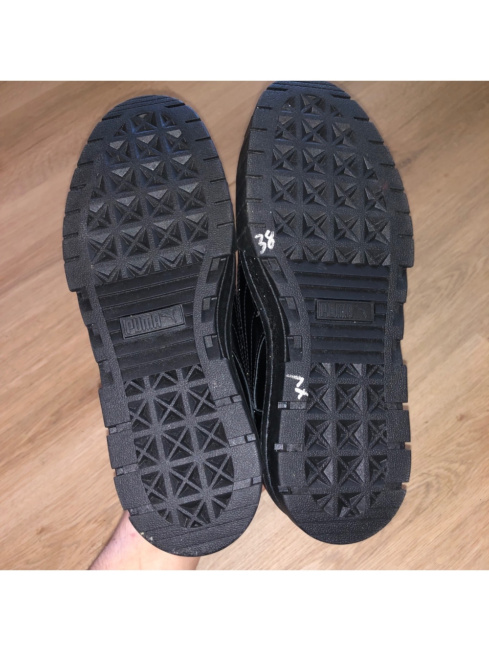 DUA LIPA PUMA x MAYZE FLUTUR BLACK PLATFORM COLLAB SNEAKERS WOMENS SIZE 10 NEW - Picture 8 of 8